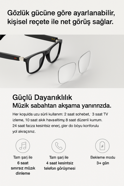 Vion 4K Akıllı Kamera Gözlük – Yapay Zekâ Gücüyle